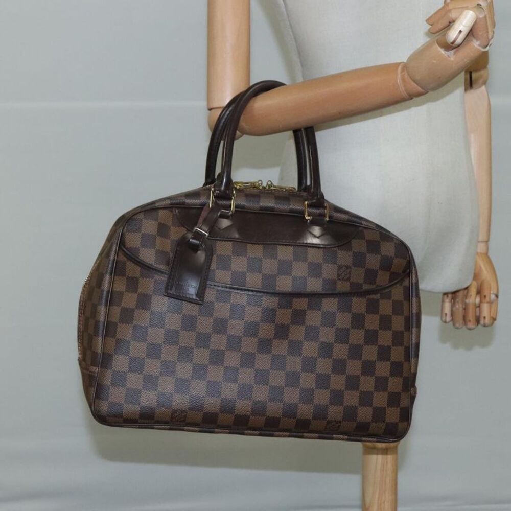 Louis Vuitton Deauville Brown Canvas Tote Bag (Pre-Owned) - Picture 13 of 16